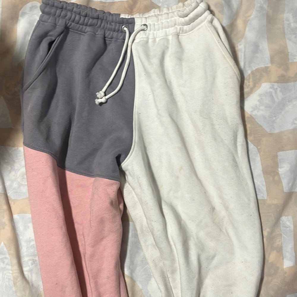 Color block sweatpants